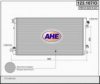 AHE 123.167/O Radiator, engine cooling